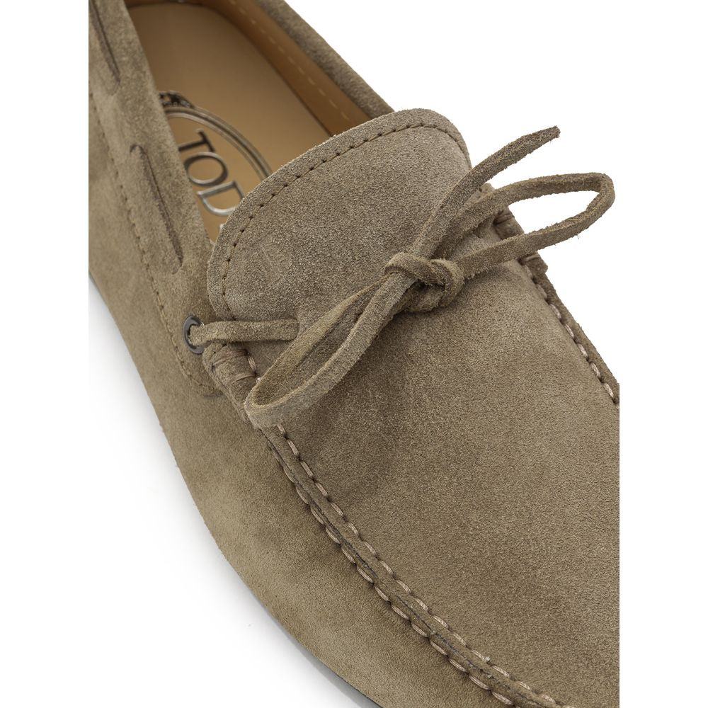 Tod's Beige Wildleder Mokassin