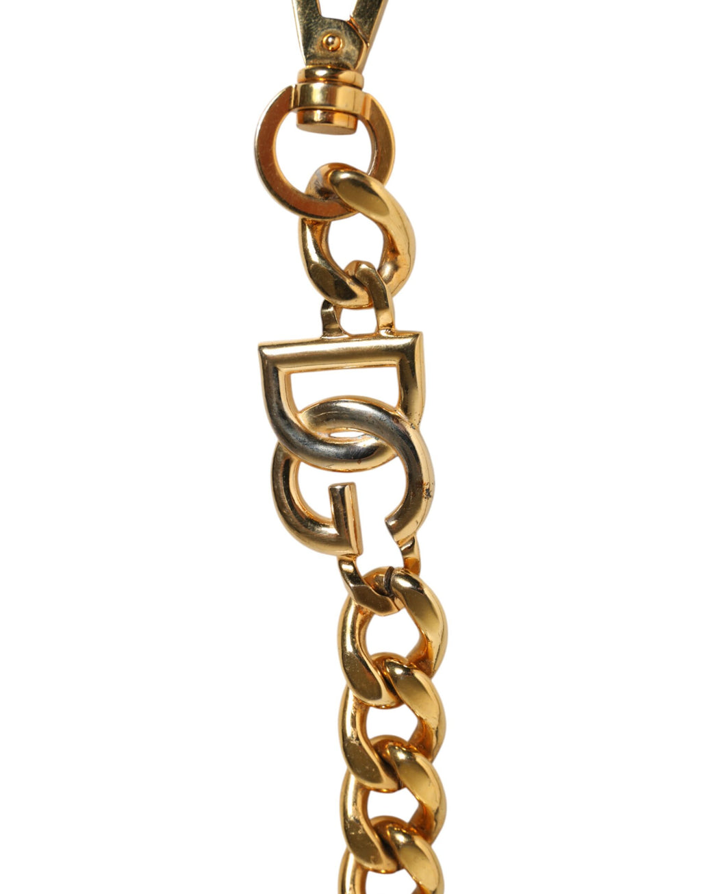 Dolce & Gabbana Schwarzes Leder Perle Kette Tasche Accessoire Schulterriemen