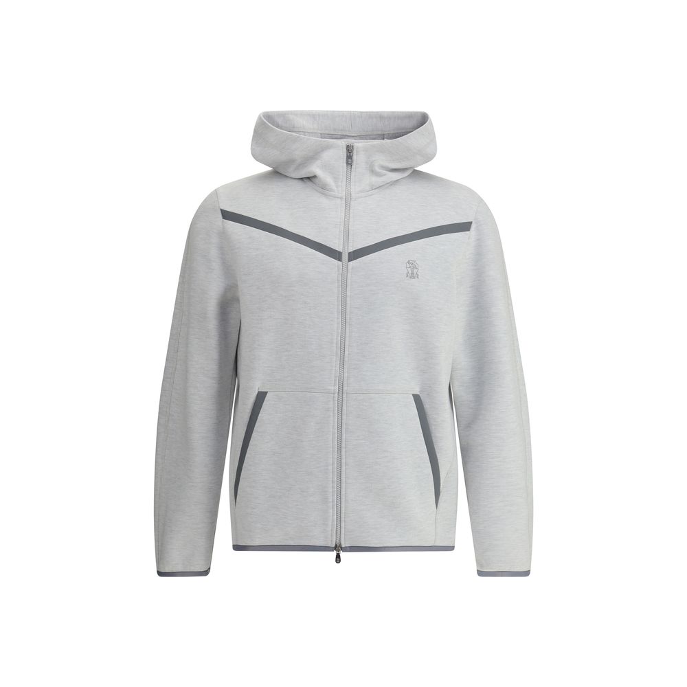 Brunello Cucinelli Hoodie mit Logo