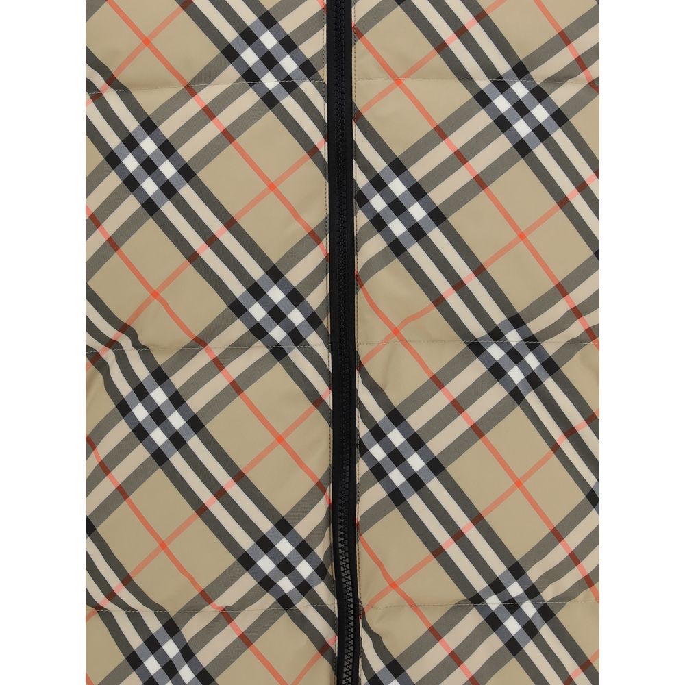 Burberry Pufferjacke mit abnehmbaren Ärmeln