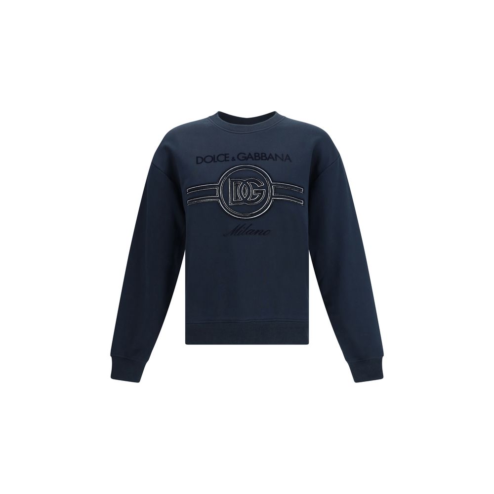 Dolce & Gabbana Jersey Sweatshirt mit Stickerei