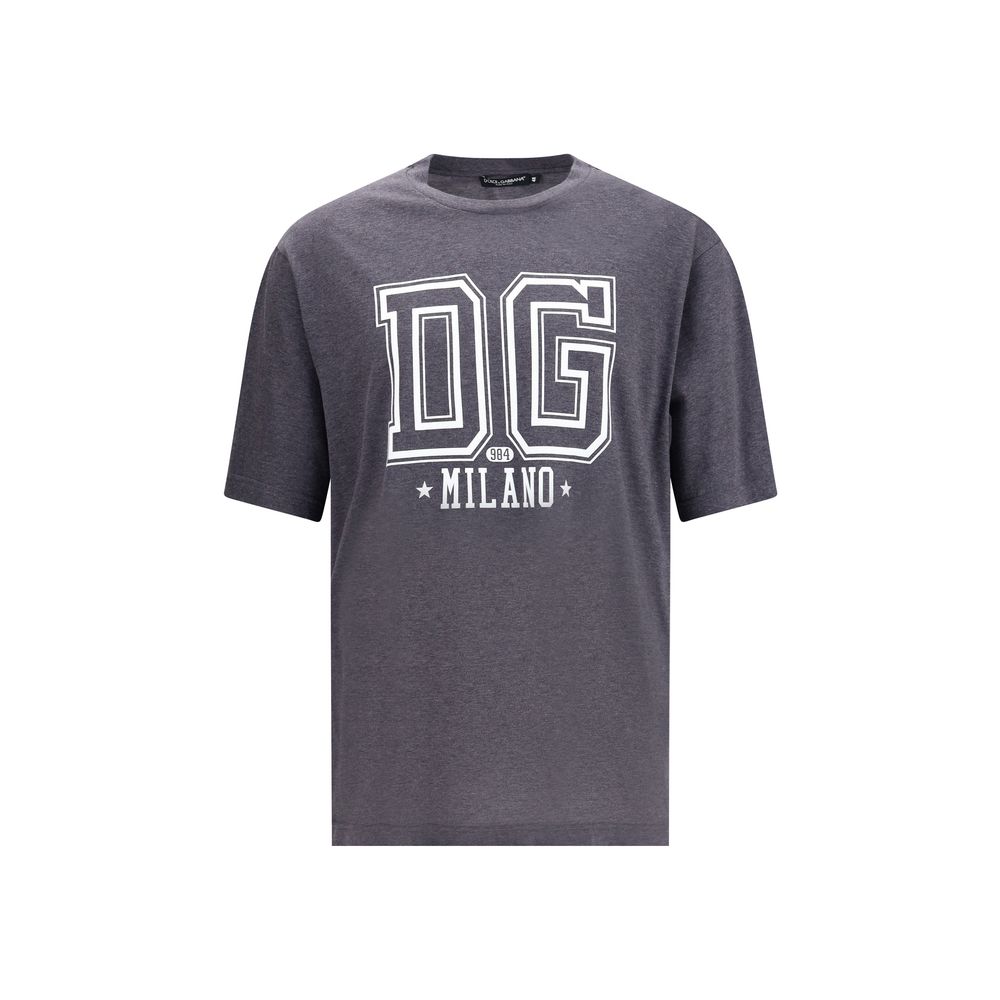 Dolce & Gabbana T-Shirt aus Baumwolle mit Logodruck