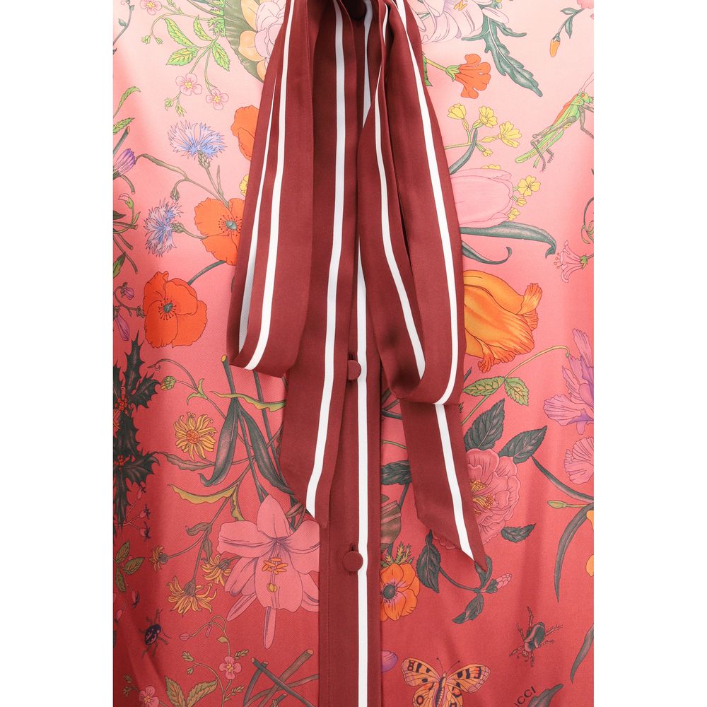 Gucci Seidenblumenhemd