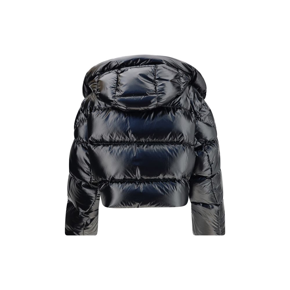 MONCLER x EDWARD ENNINFUL Vollständig gefütterte Jacke aus schwarzem Polyamid