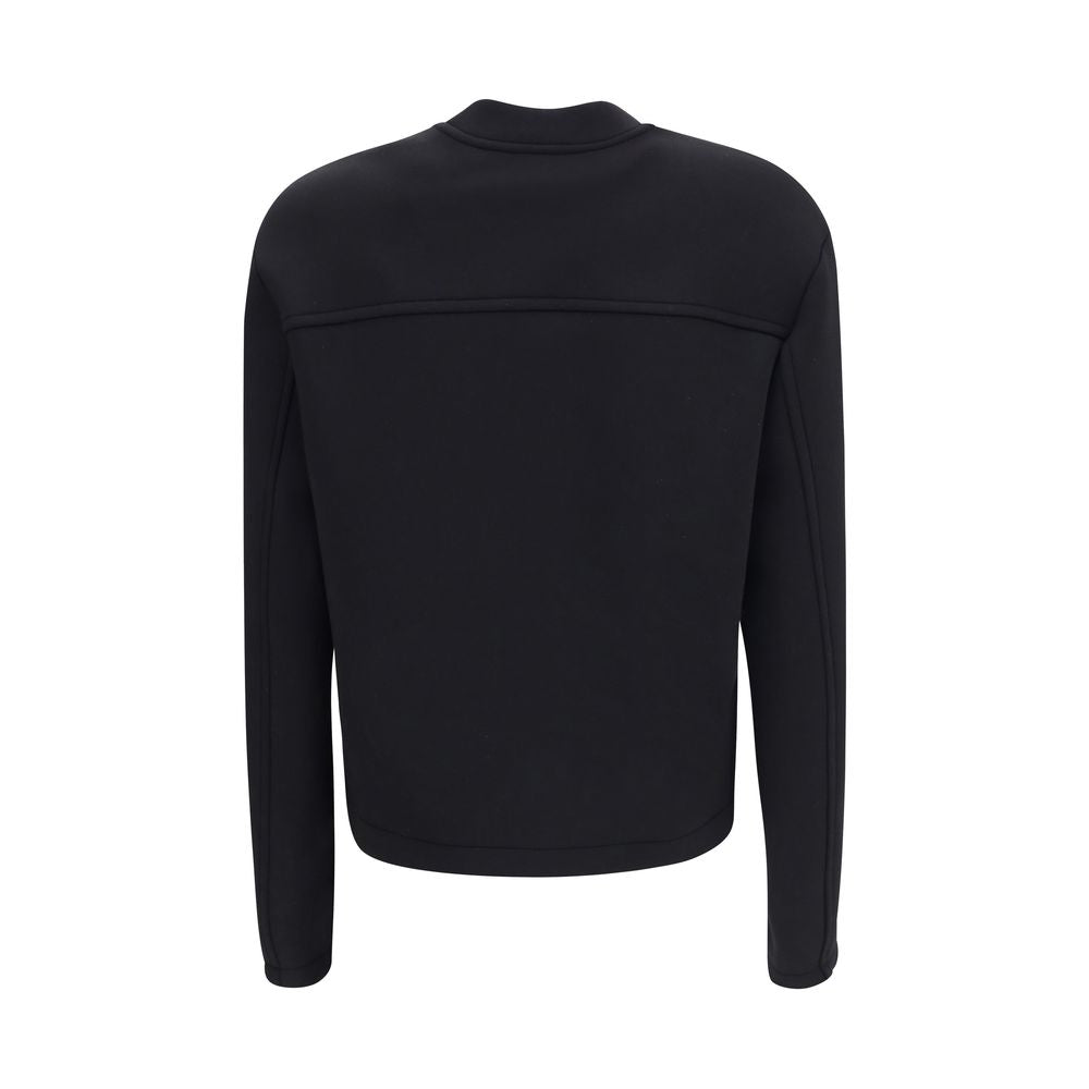 MONCLER x EDWARD ENNINFUL Schwarzes Viskose-Sweatshirt