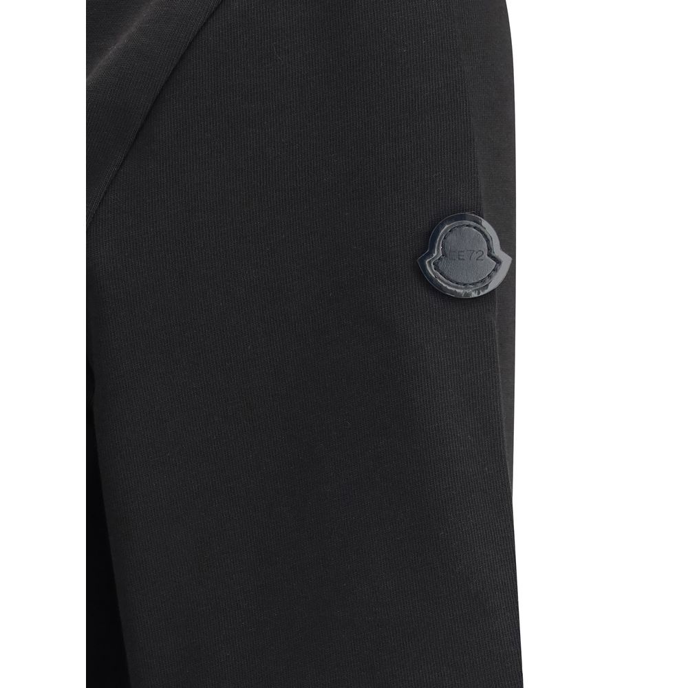 MONCLER x EDWARD ENNINFUL Schwarze Baumwoll-Sportbekleidung