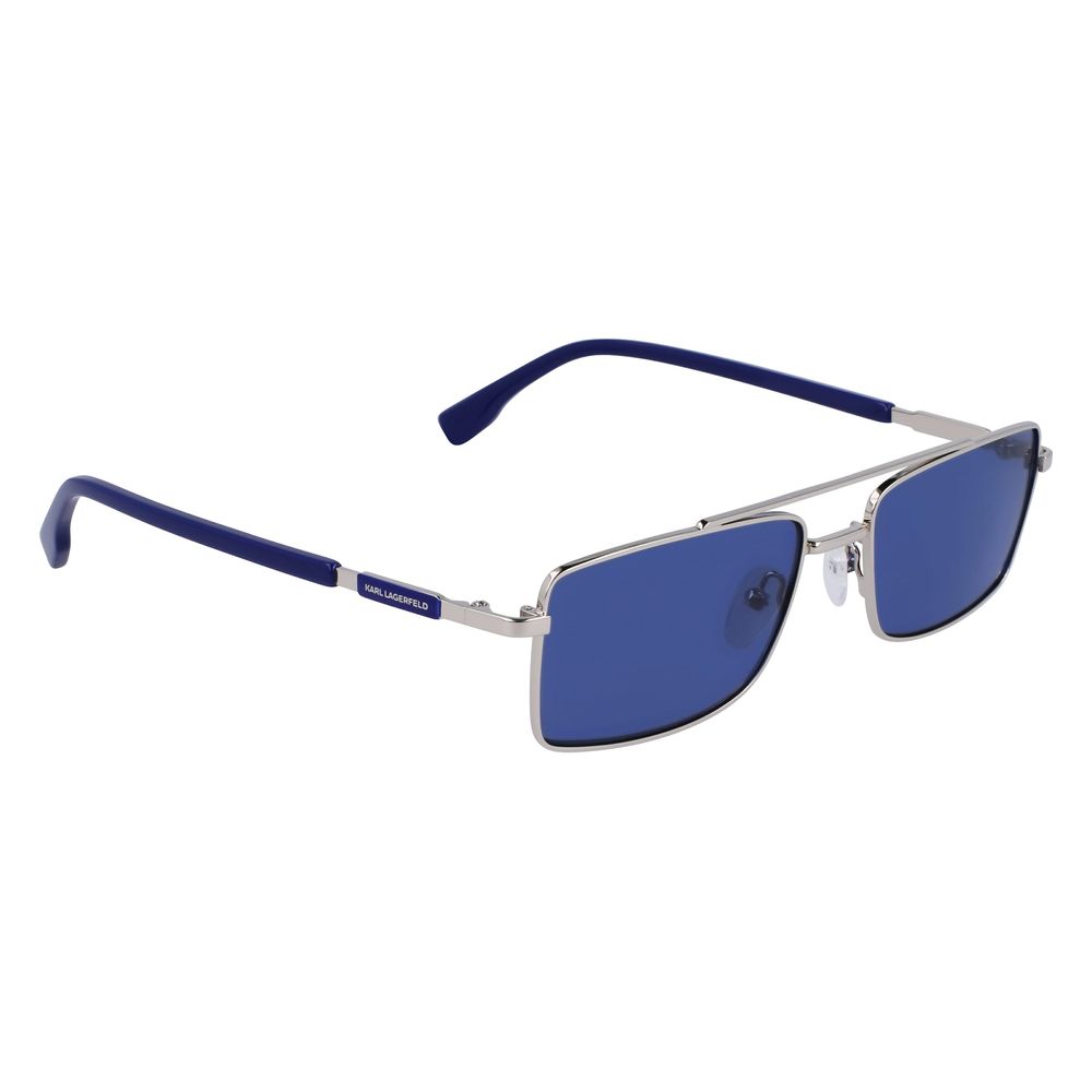 Karl Lagerfeld Graue Metall-Sonnenbrille