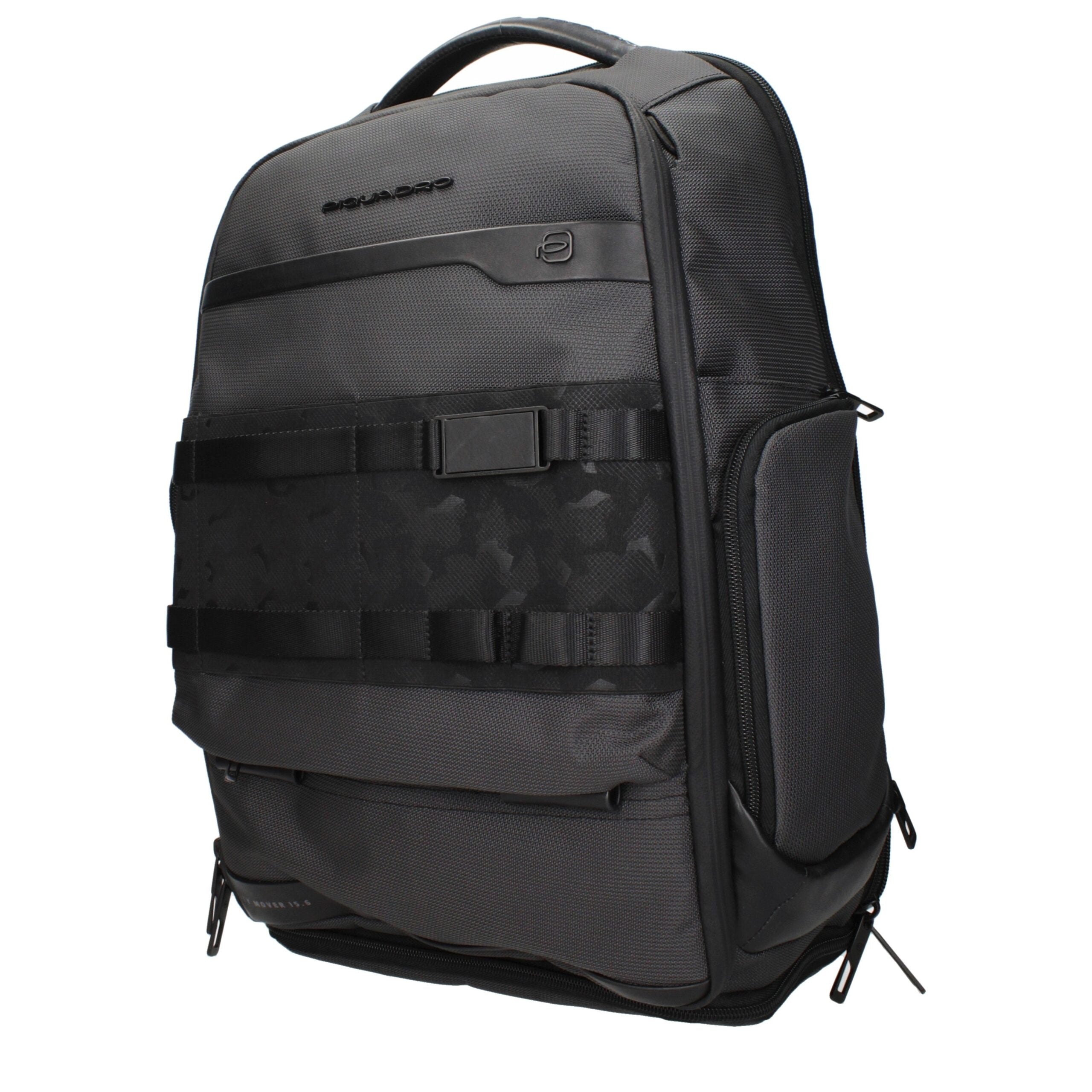 Piquadro Grauer Stoffrucksack