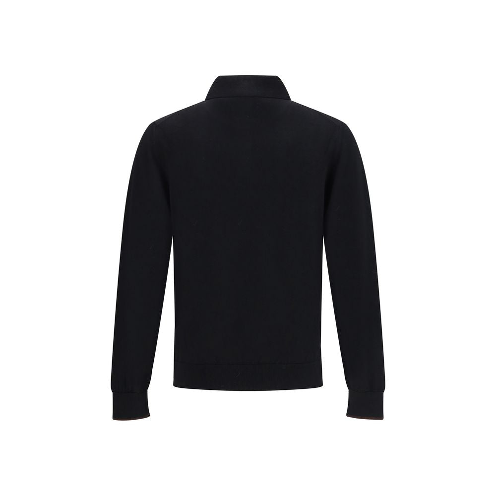 Cruna Schwarzer Woll-Sweatshirt