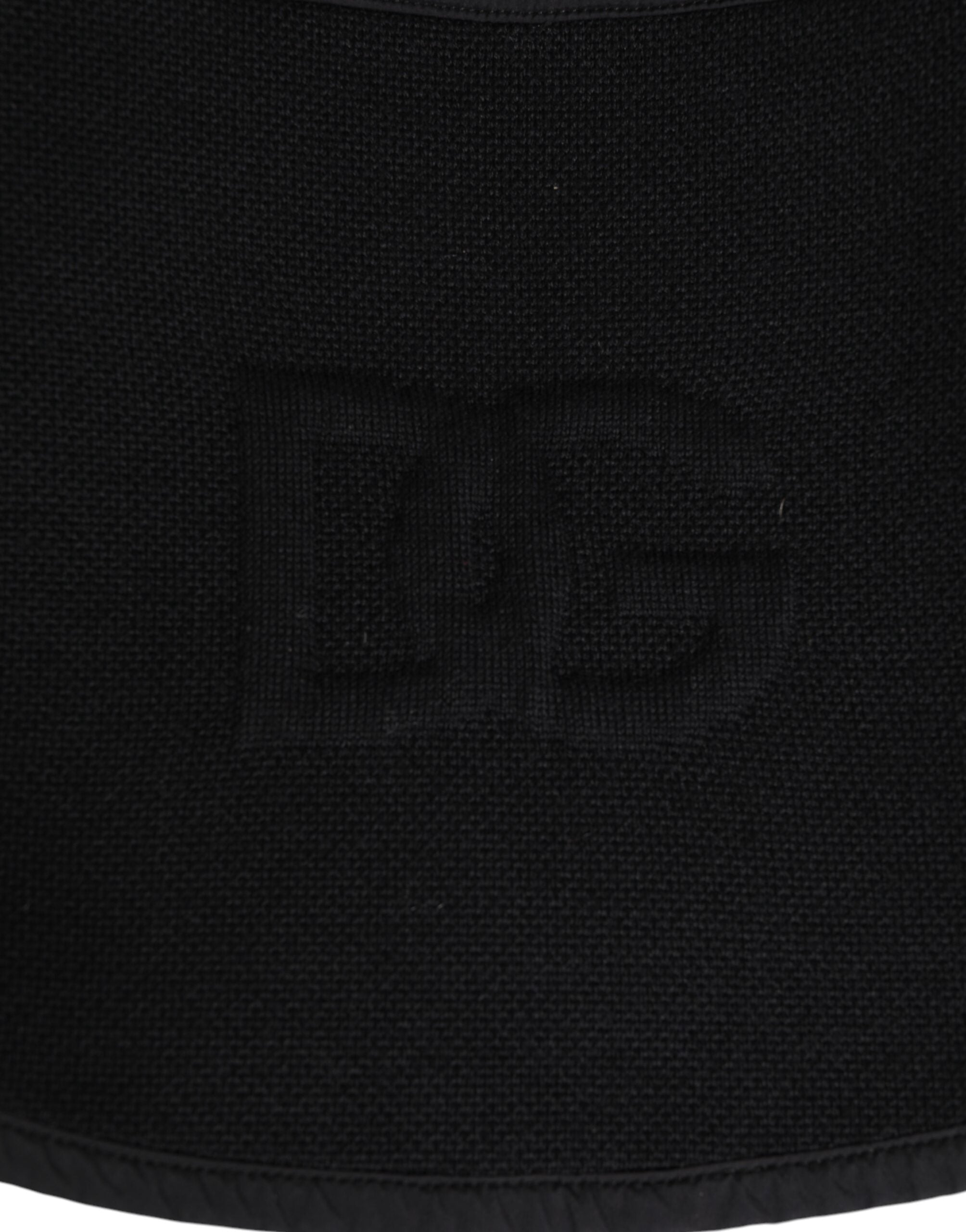 Dolce & Gabbana Schwarze Spitze Stola gestrickt DG Logo Männer Einheitsgröße Schal