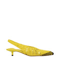 Jacquemus Yellow Leather Sandals