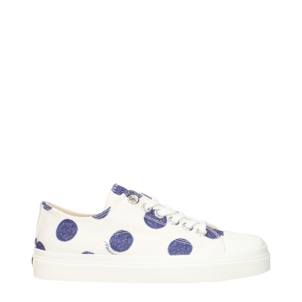 Moschino Weiße Stoff-Low Tops