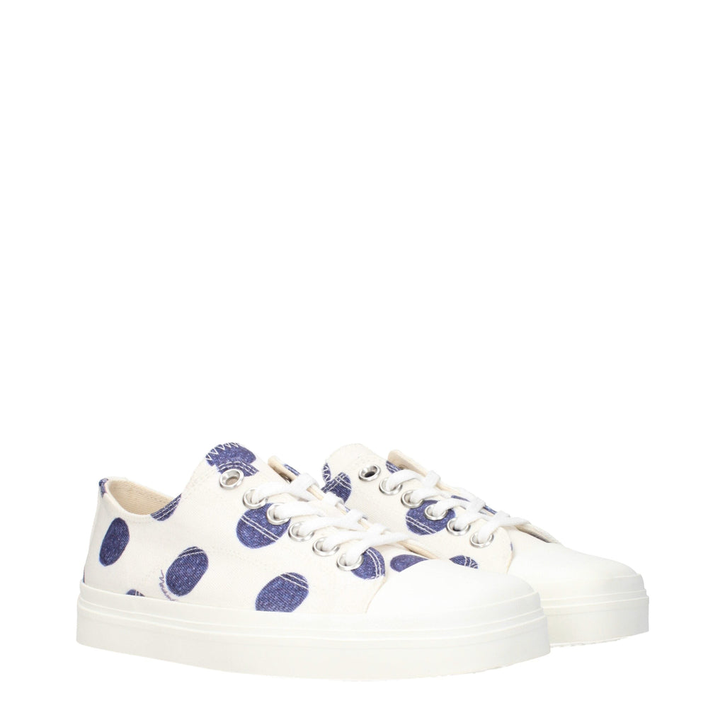 Moschino Weiße Stoff-Low Tops