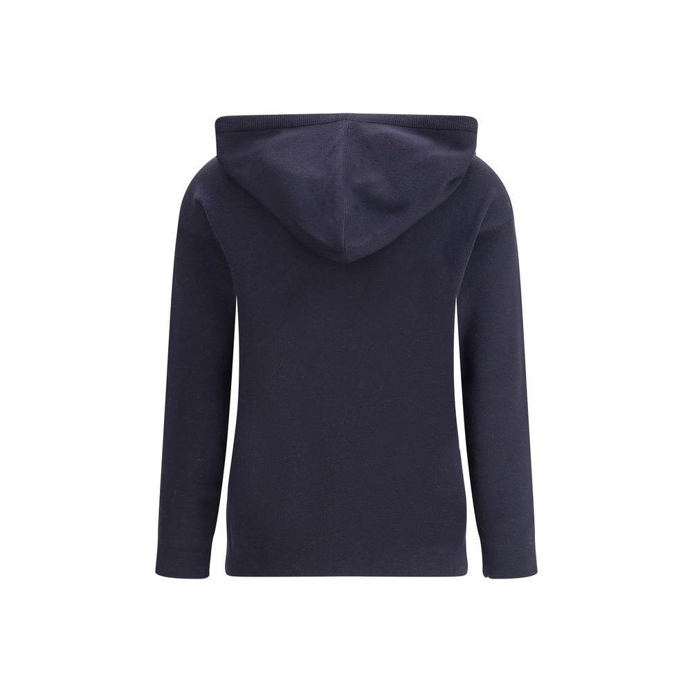 Max Mara Schwarzer Woll-Sweatshirt
