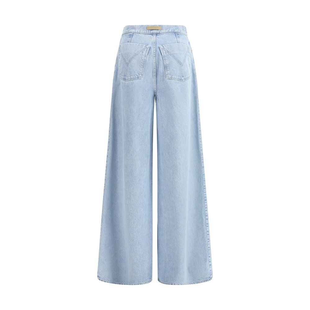 Max Mara Hellblaue Baumwolljeans aus Denim