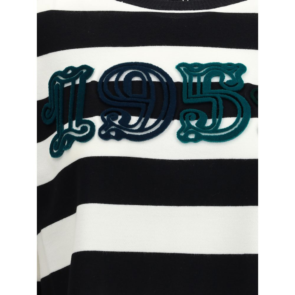 Max Mara Schwarzer Woll-Fleece-Sweatshirt