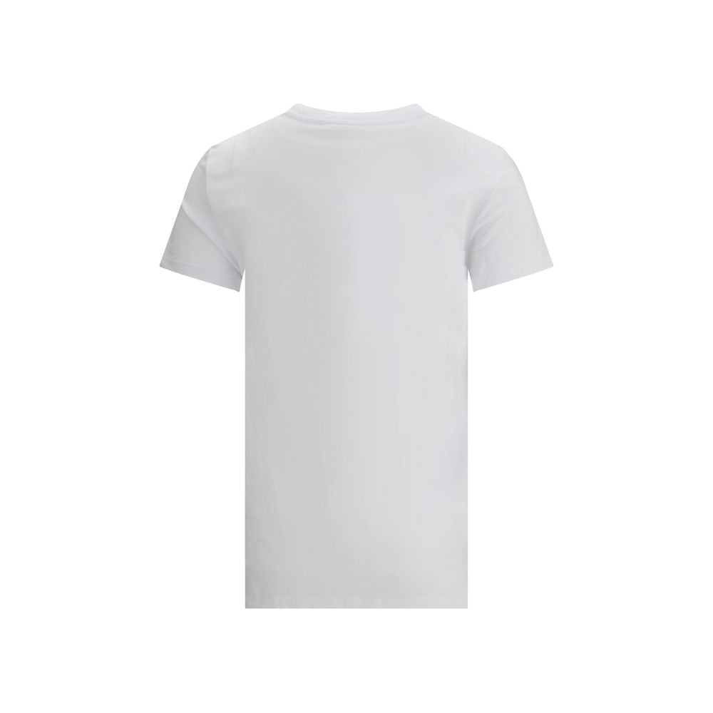 Max Mara Weißes Baumwoll-T-Shirt