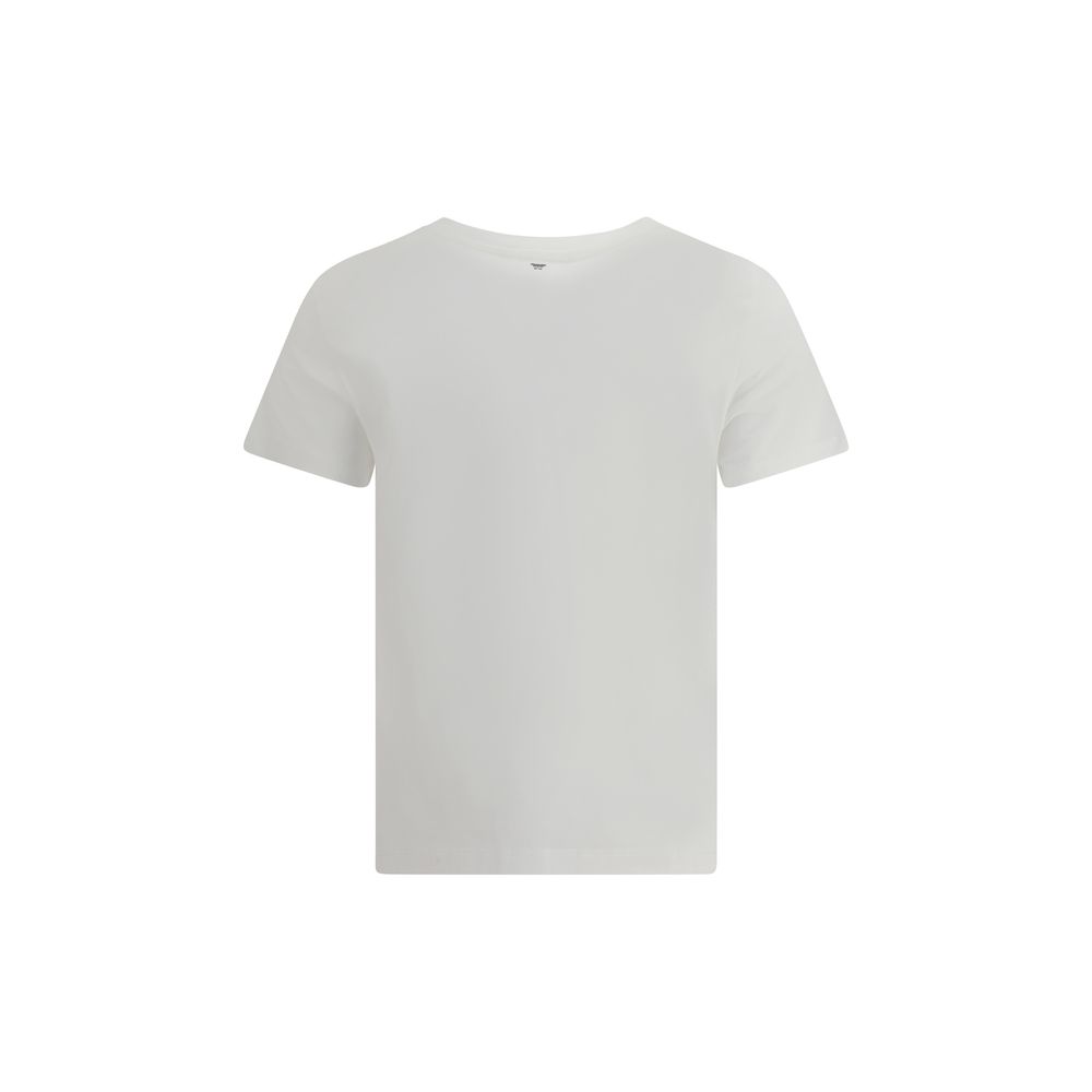 Max Mara Weißes Baumwoll-T-Shirt