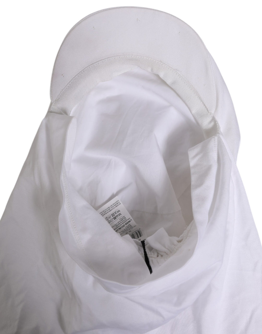 Dolce & Gabbana Baumwoll-Baseball-Balaclava mit DG-Logo-Plakette