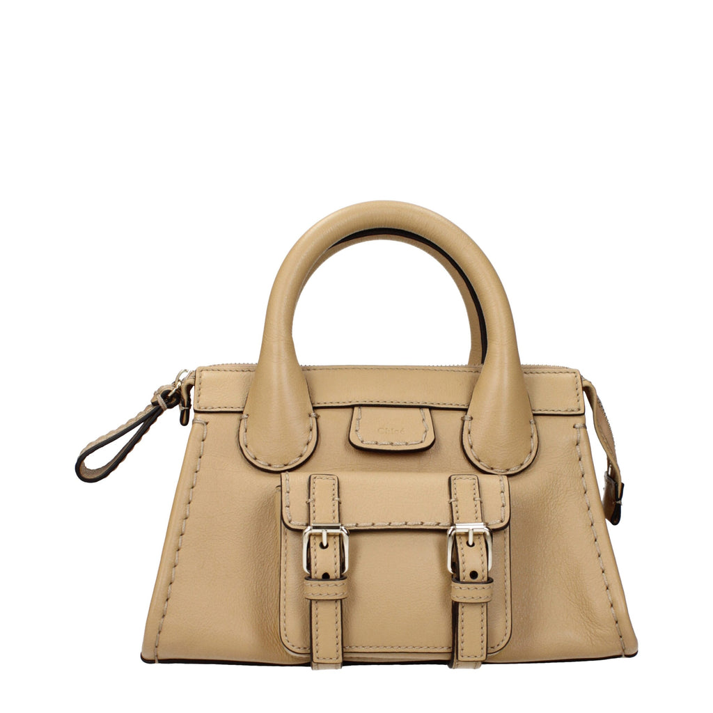 Chloé Beige Lederhandtaschen