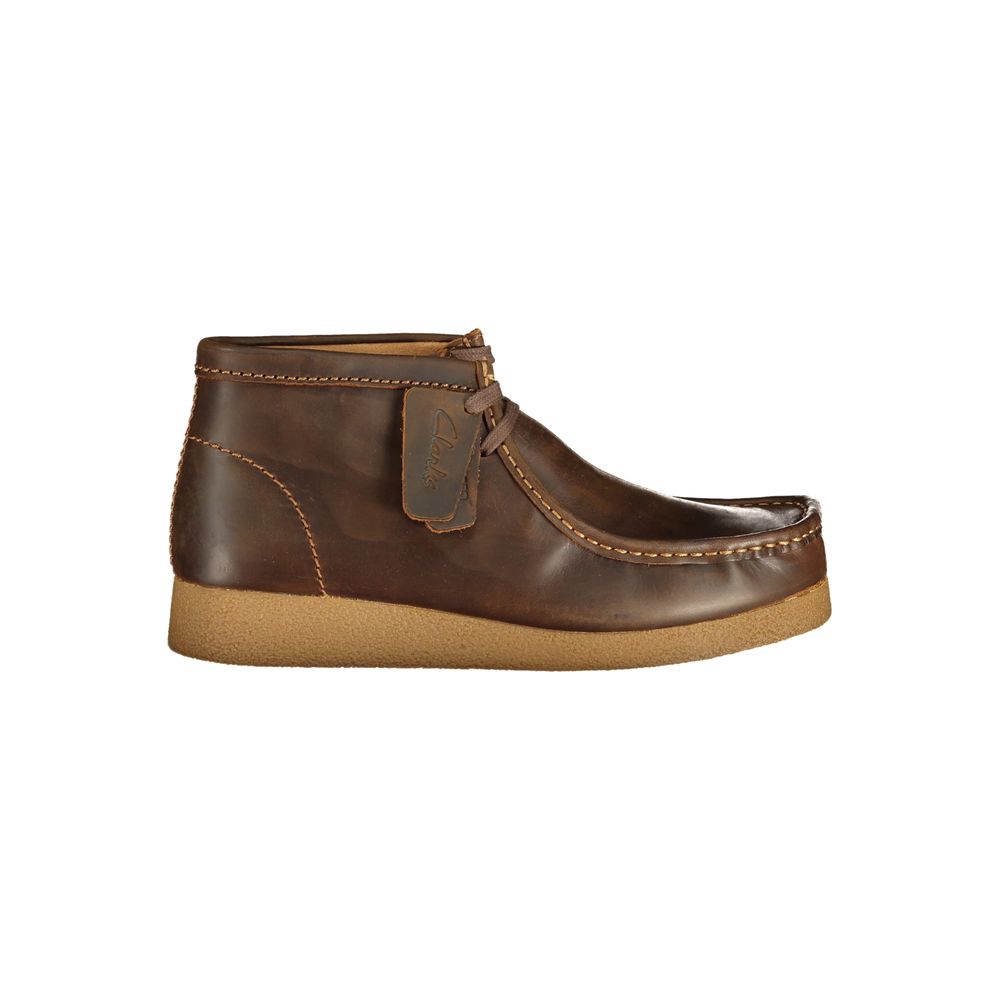 Clarks Braunes Leder Herren Sneaker