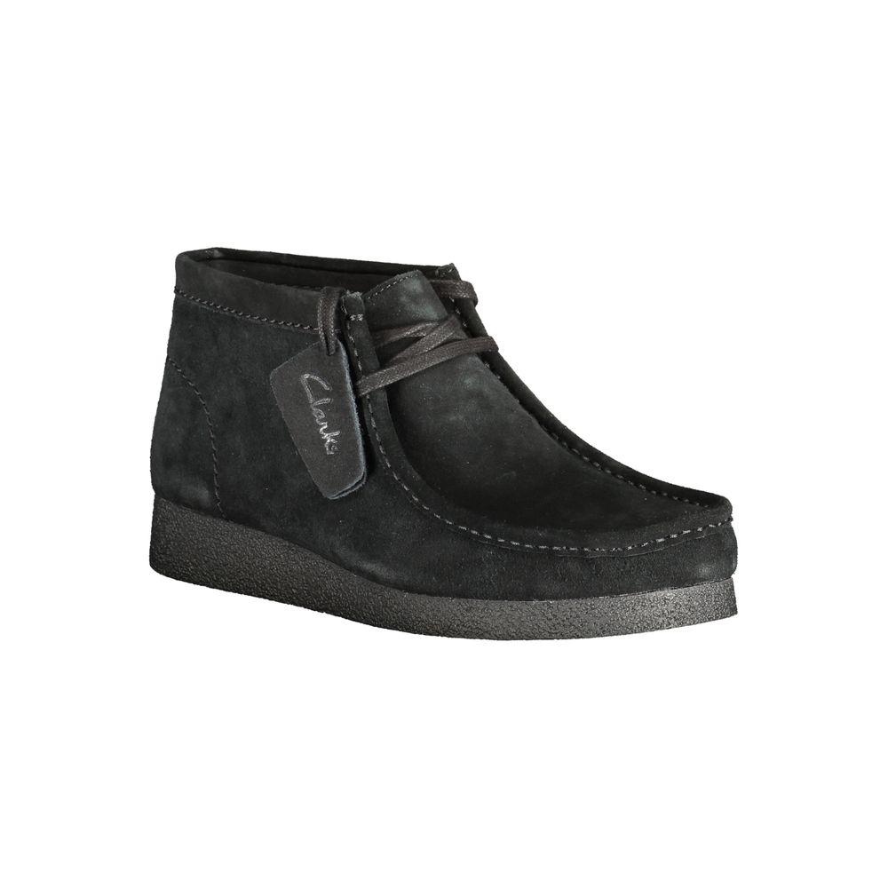 Clarks Schwarzes Leder Herren Sneaker