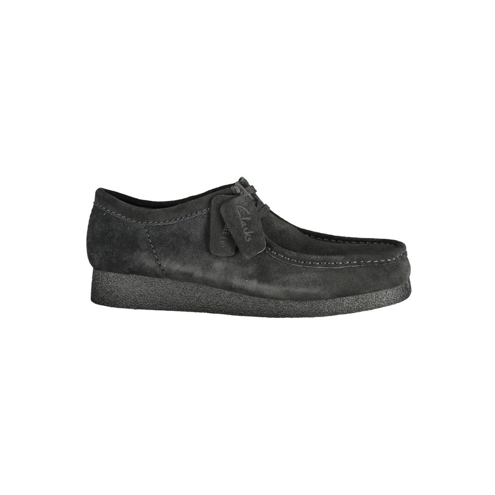 Clarks Schwarzes Leder Herren Sneaker