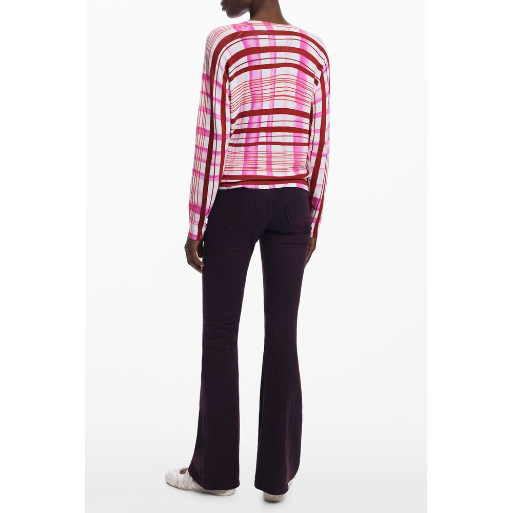 Desigual Rosa Viskose-Damenpullover