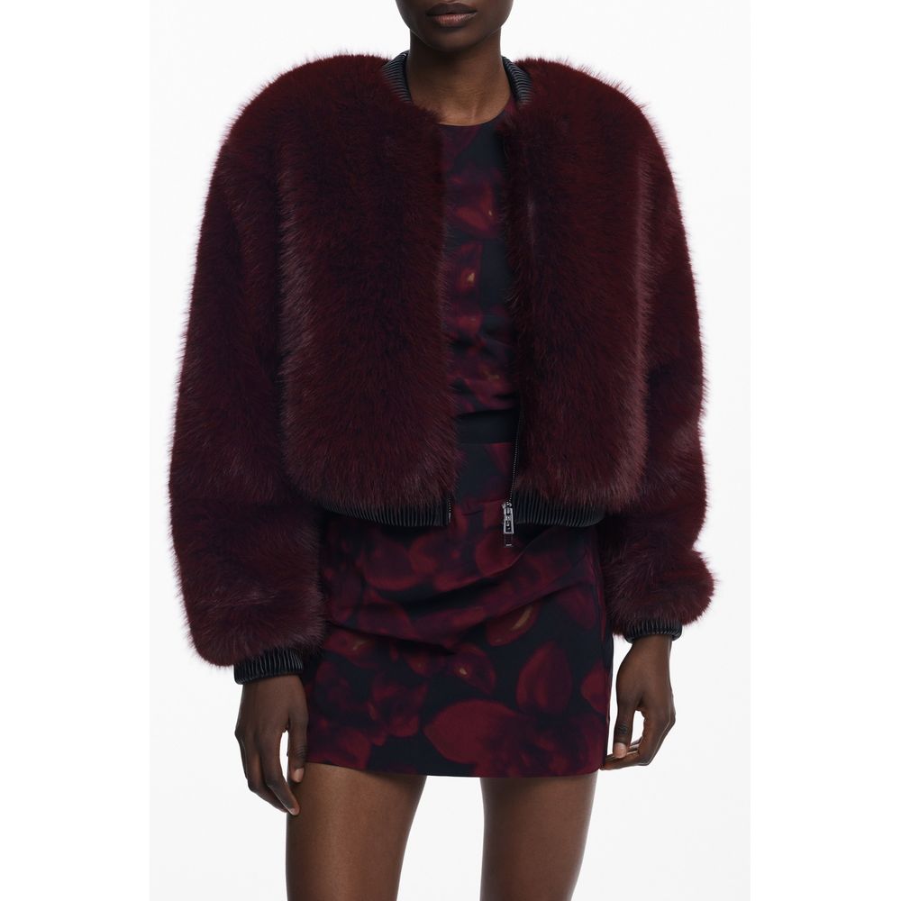 Desigual Rote Polyester Damenjacke