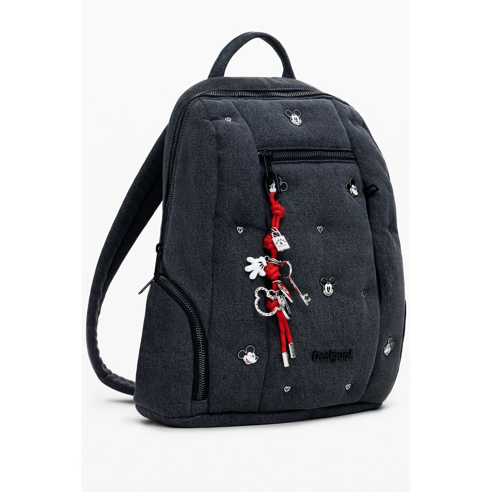 Desigual Grauer Polyester-Rucksack für Frauen