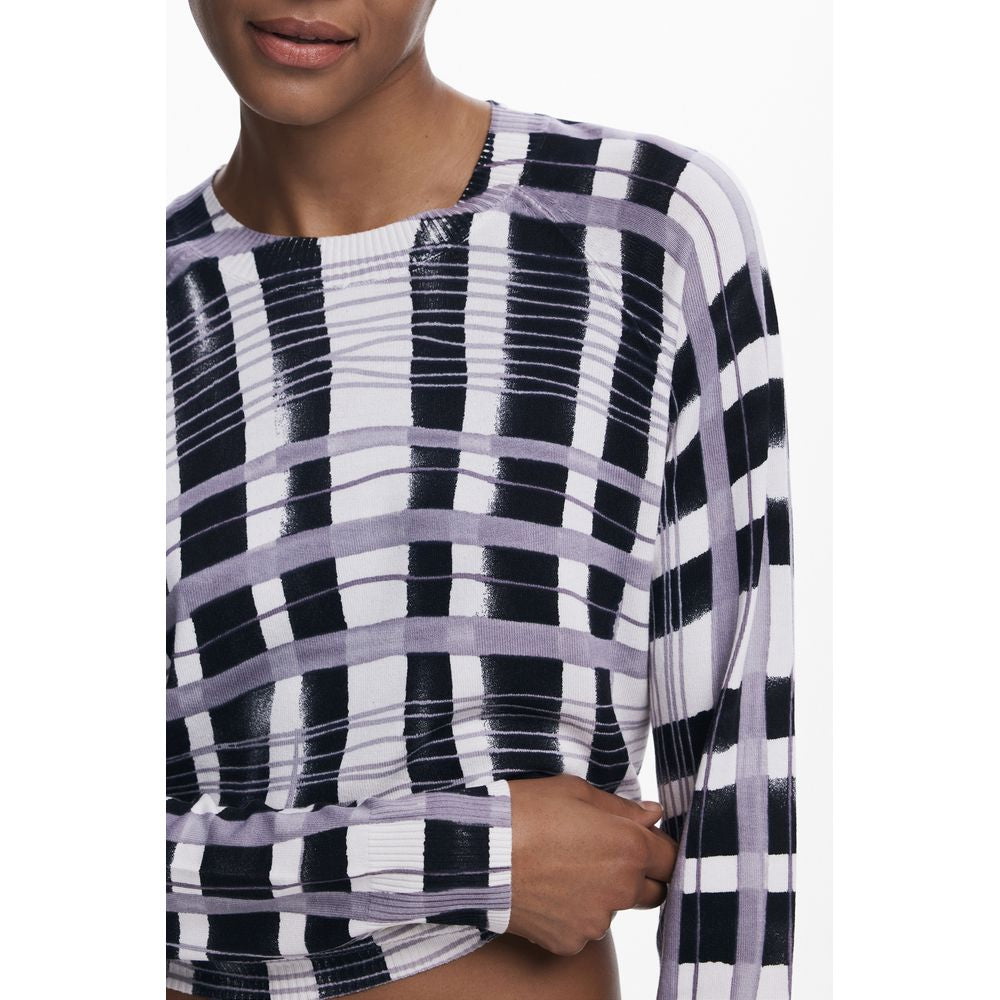 Desigual Weißer Viskose Pullover für Frauen
