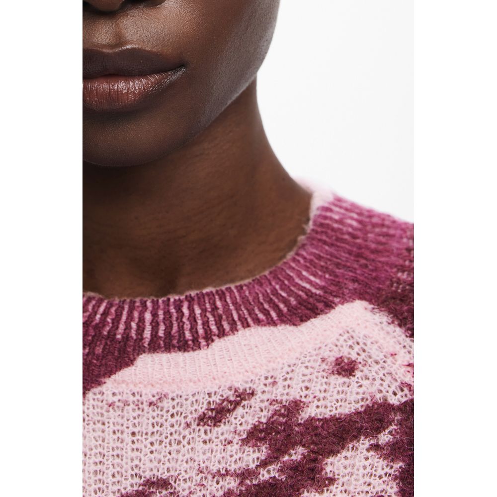 Desigual Rosa Pullover aus Wolle für Frauen