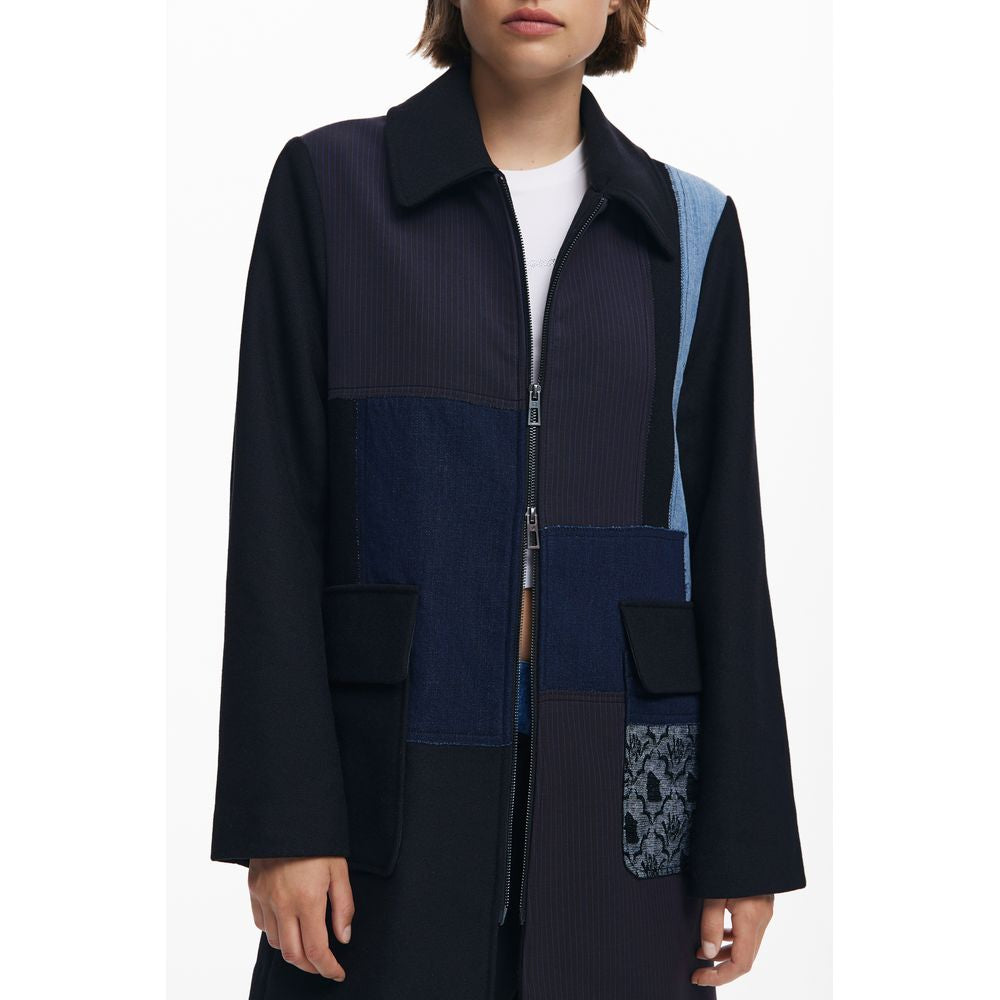 Desigual Schwarze Baumwolljacke für Frauen