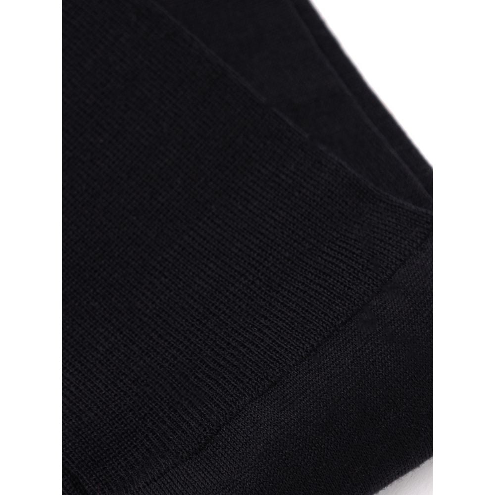 ZEGNA Schwarze Wollsocke