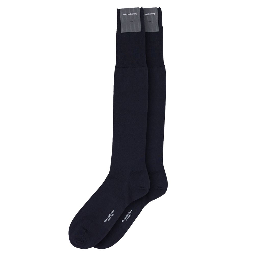 ZEGNA Blaue Wollsocke