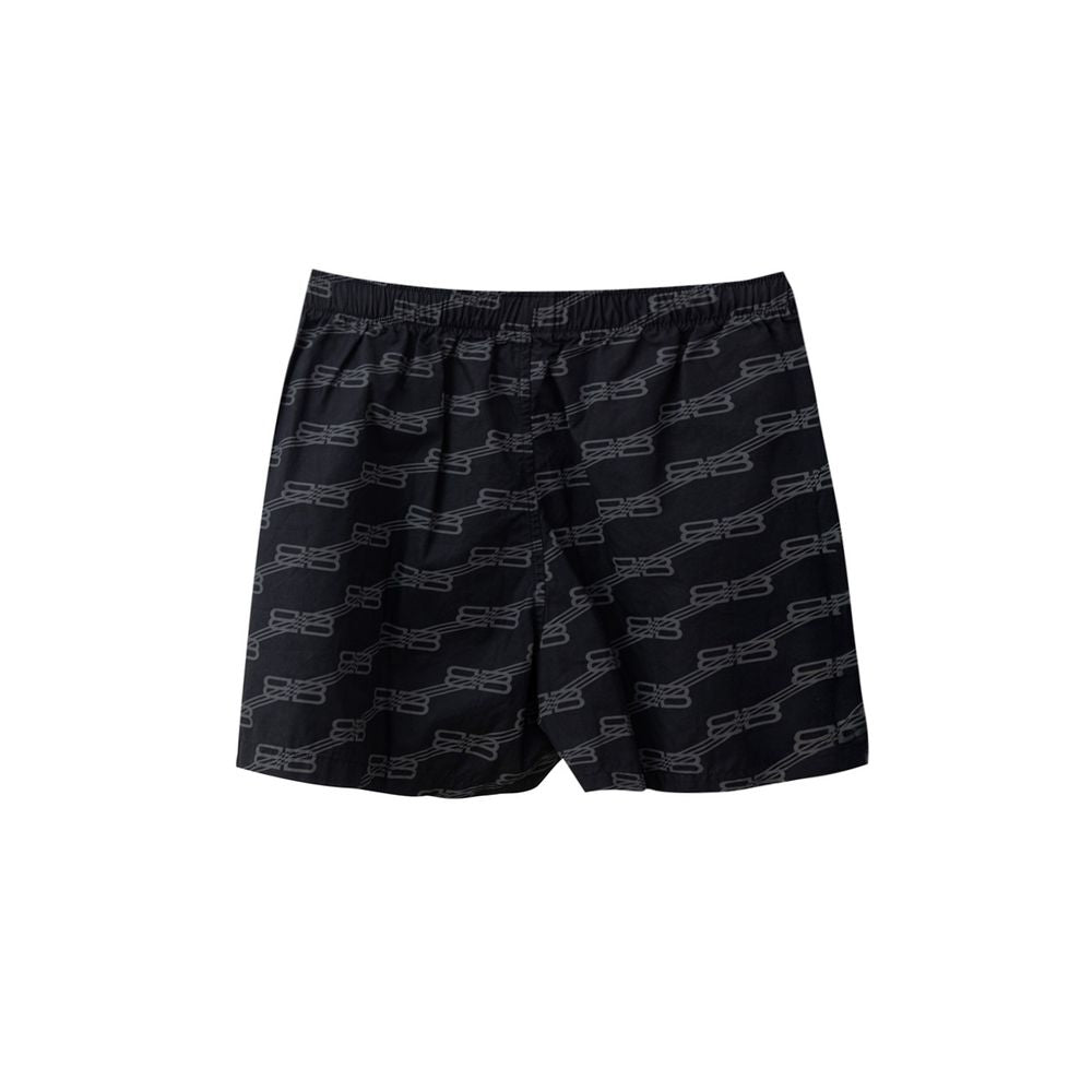 Balenciaga Schwarze Baumwoll-Bermudas