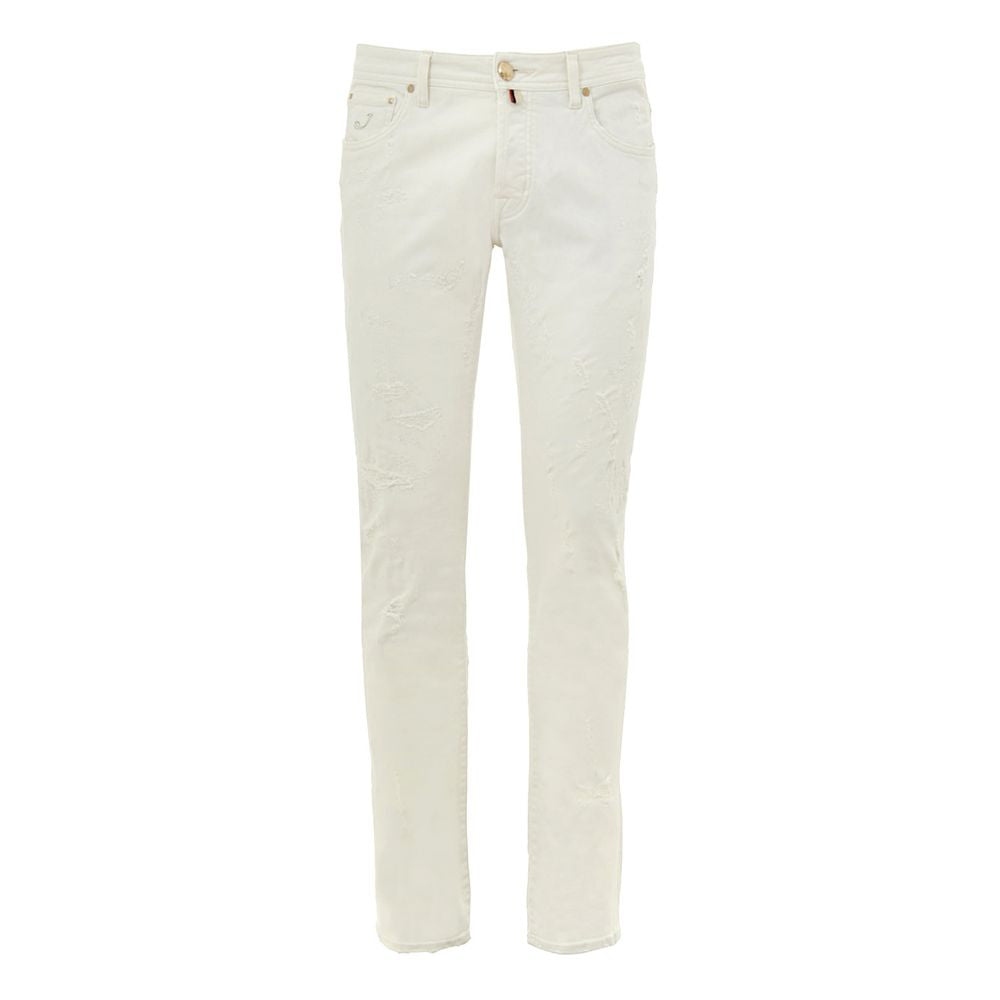 Jacob Cohen Weiße Skinny Jeans aus Baumwolle