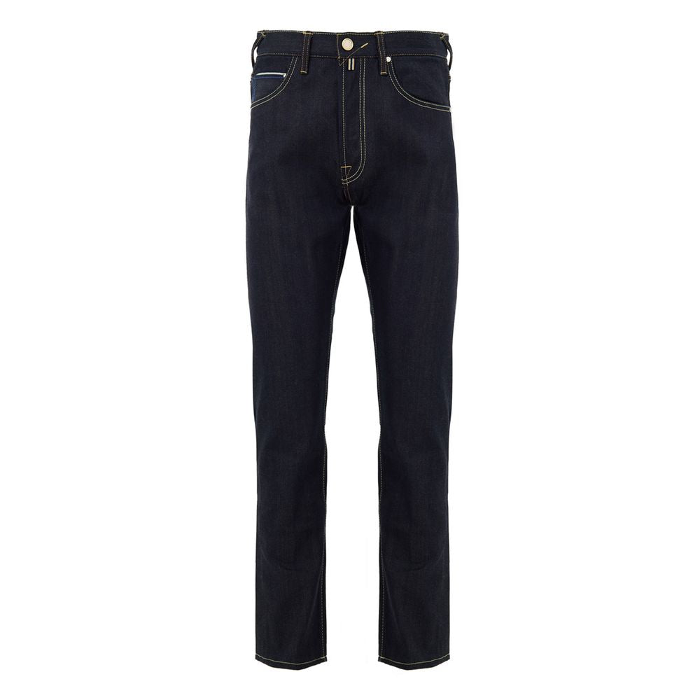 Jacob Cohen Schmal geschnittene Jeans aus blauem Polyester