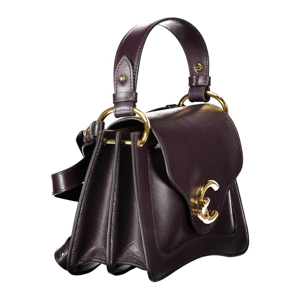 Coccinelle Lila Lederhandtasche