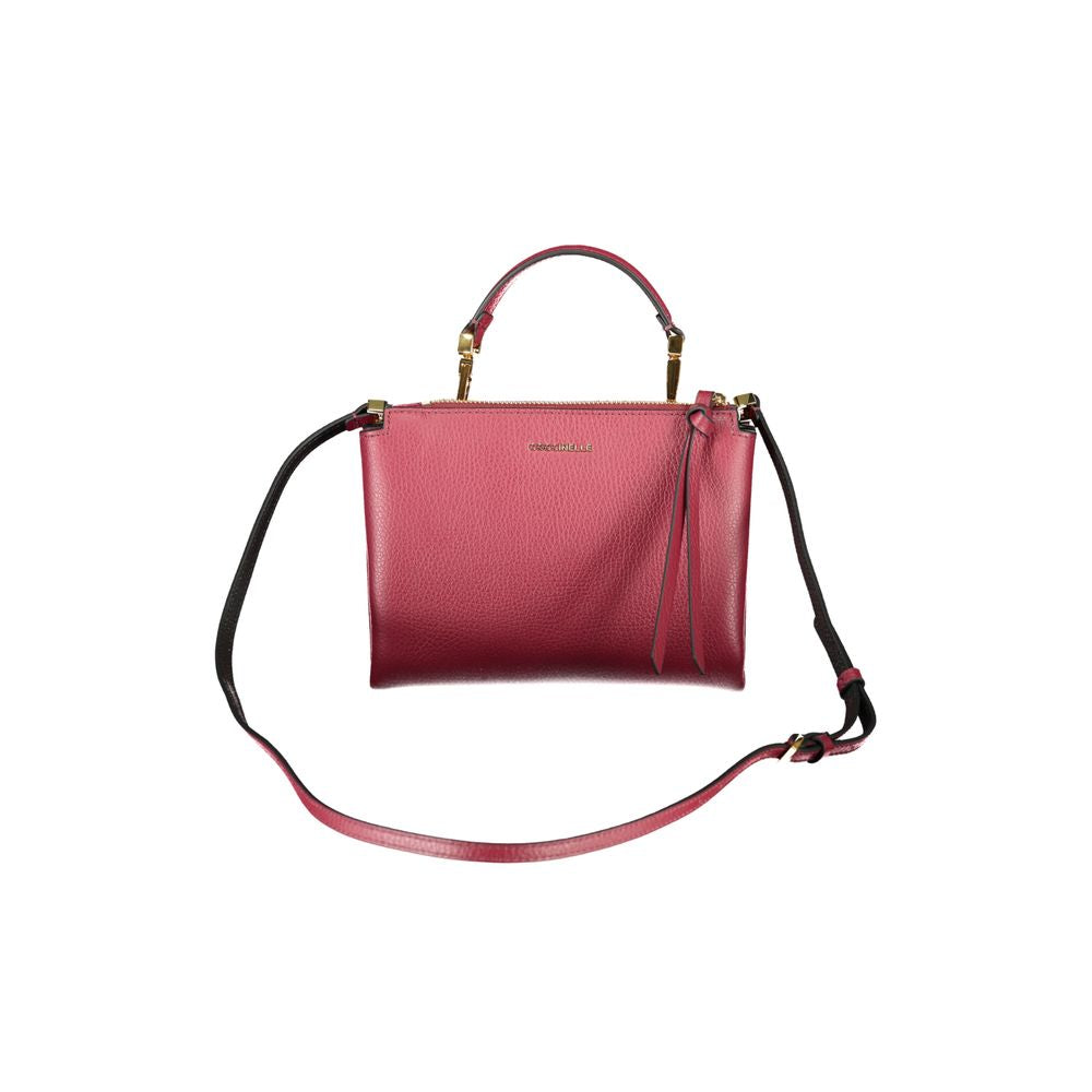 Coccinelle Lila Lederhandtasche