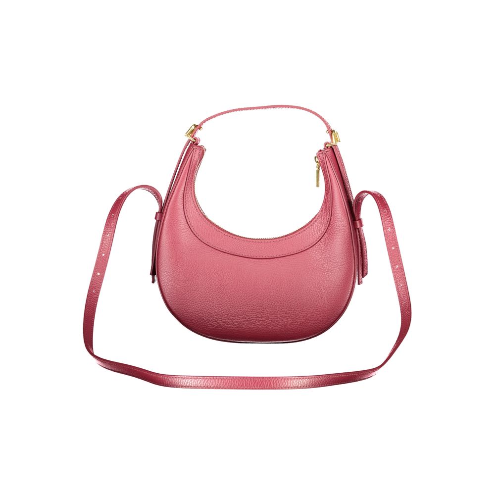 Coccinelle Lila Lederhandtasche