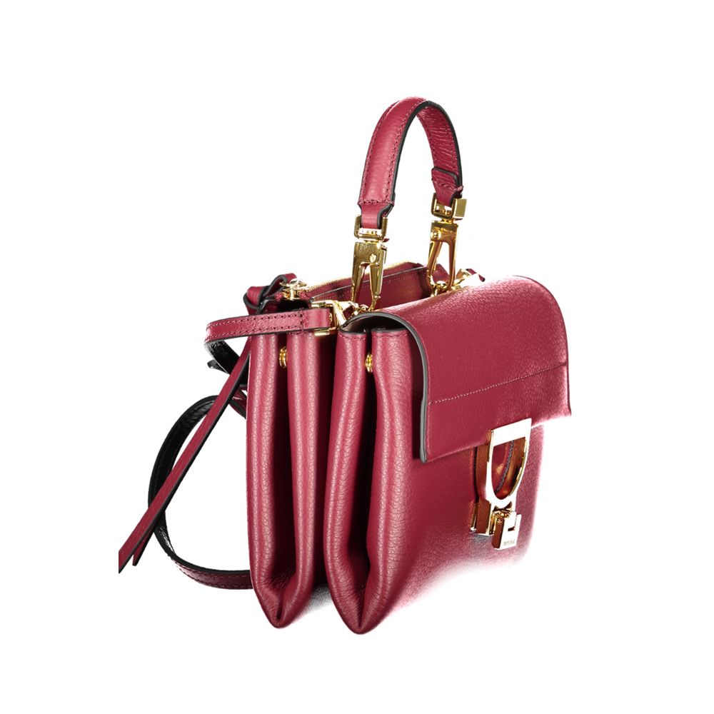 Coccinelle Lila Lederhandtasche