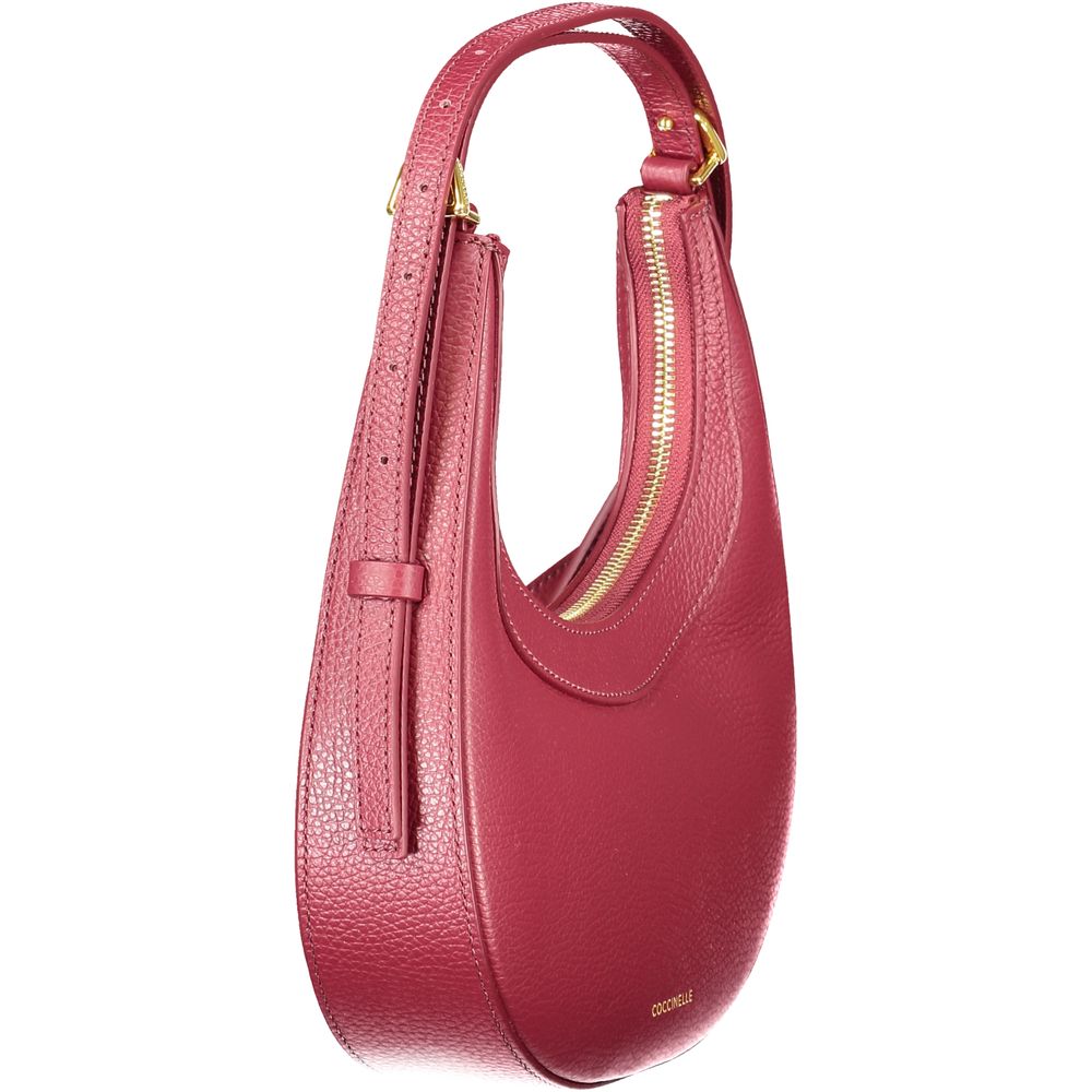 Coccinelle Lila Lederhandtasche