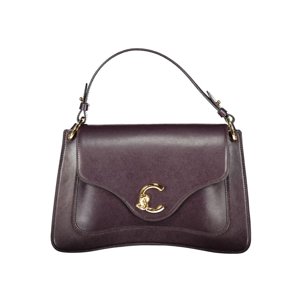 Coccinelle Lila Lederhandtasche
