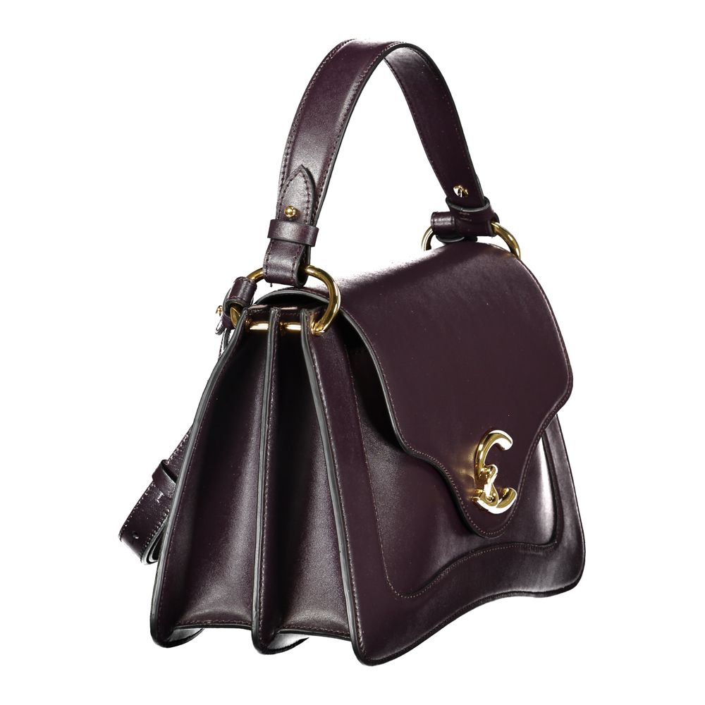 Coccinelle Lila Lederhandtasche