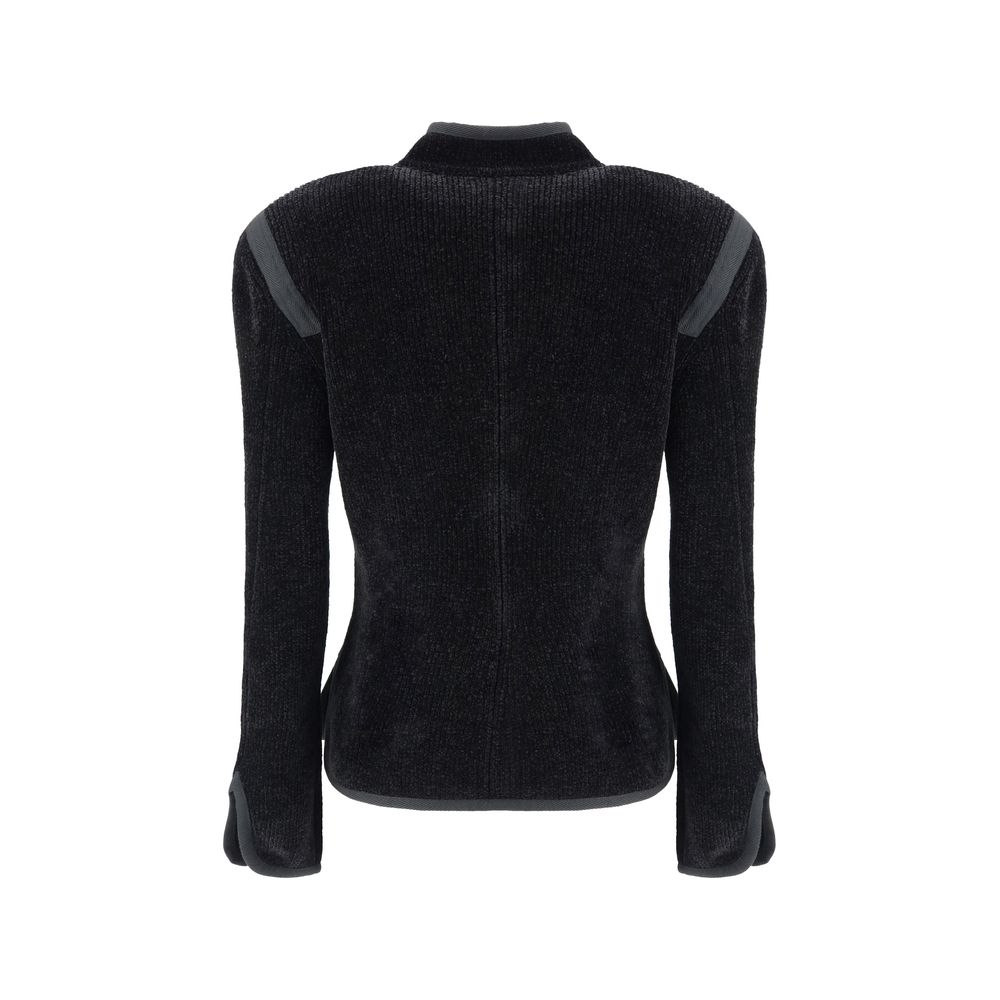 Giorgio Armani Seidenblazer mit dekorativen Knöpfen mit Metallschaft