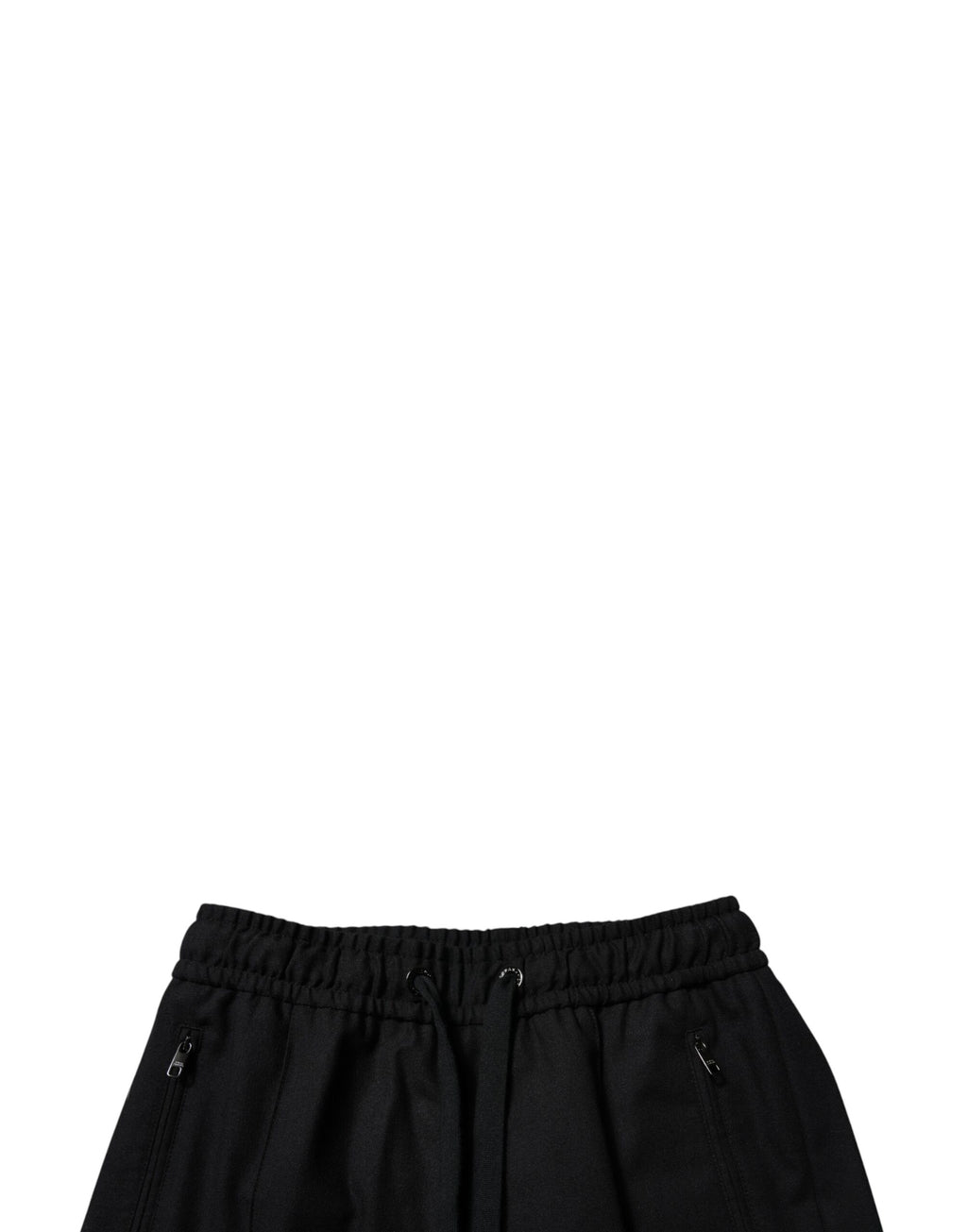 Dolce & Gabbana Schwarze Wolle Skinny Jogger Männer Hosen Hosen