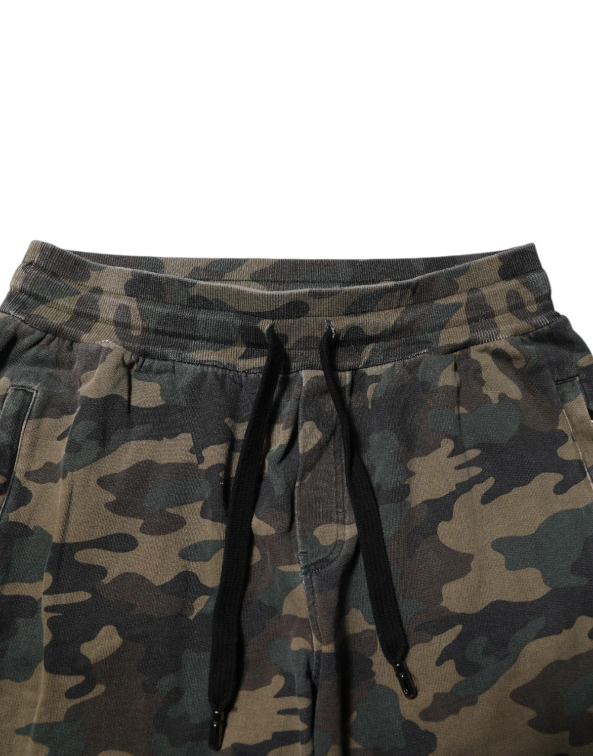 Dolce & Gabbana Multicolor Camouflage Baumwoll-Jogginghose für Herren