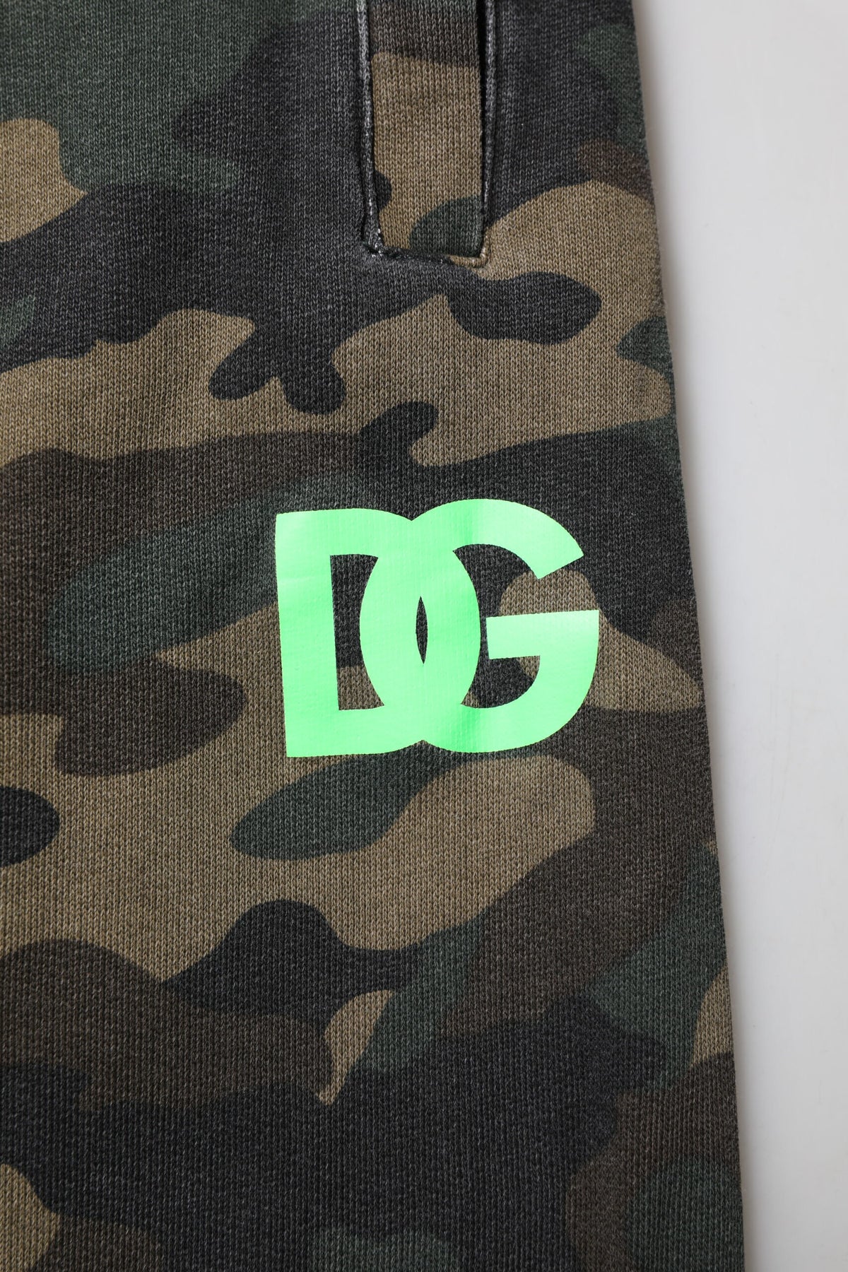 Dolce & Gabbana Multicolor Camouflage Baumwoll-Jogginghose für Herren
