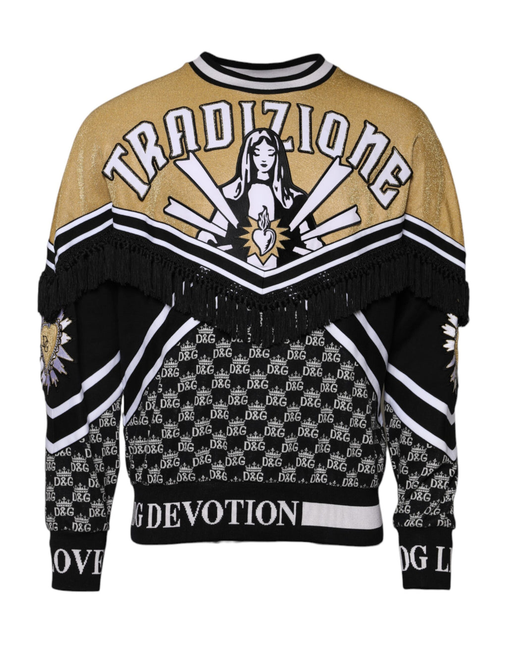 Dolce & Gabbana Multicolor Tradizione E Devotion Sweatshirt Trui